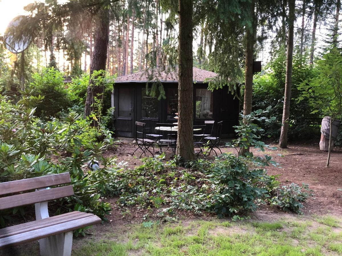 Ferienhaus Reetdach 1300Qm Privatgrundstueck Bootssteg Sauna Templin Luebbesee Uckermark Erholung Pur Seenplatte Petersdorf  エクステリア 写真