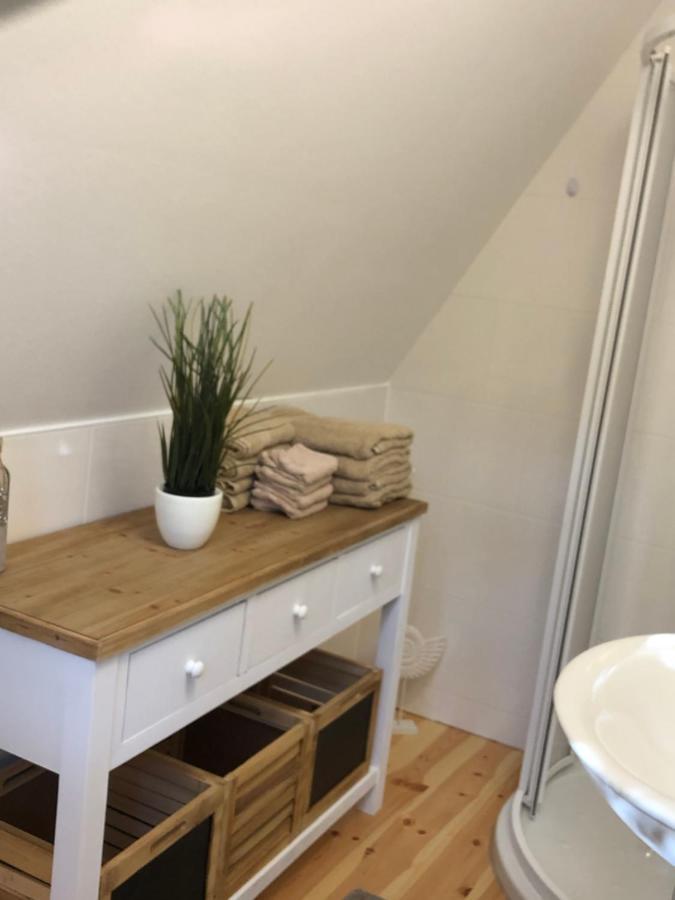 Ferienhaus Reetdach 1300Qm Privatgrundstueck Bootssteg Sauna Templin Luebbesee Uckermark Erholung Pur Seenplatte Petersdorf  エクステリア 写真